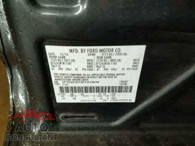 FORD F150 2015 - 1FTEW1EF8FFA19036