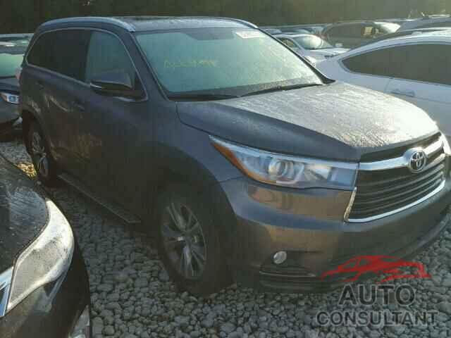 TOYOTA HIGHLANDER 2015 - 5TDKKRFH9FS079825