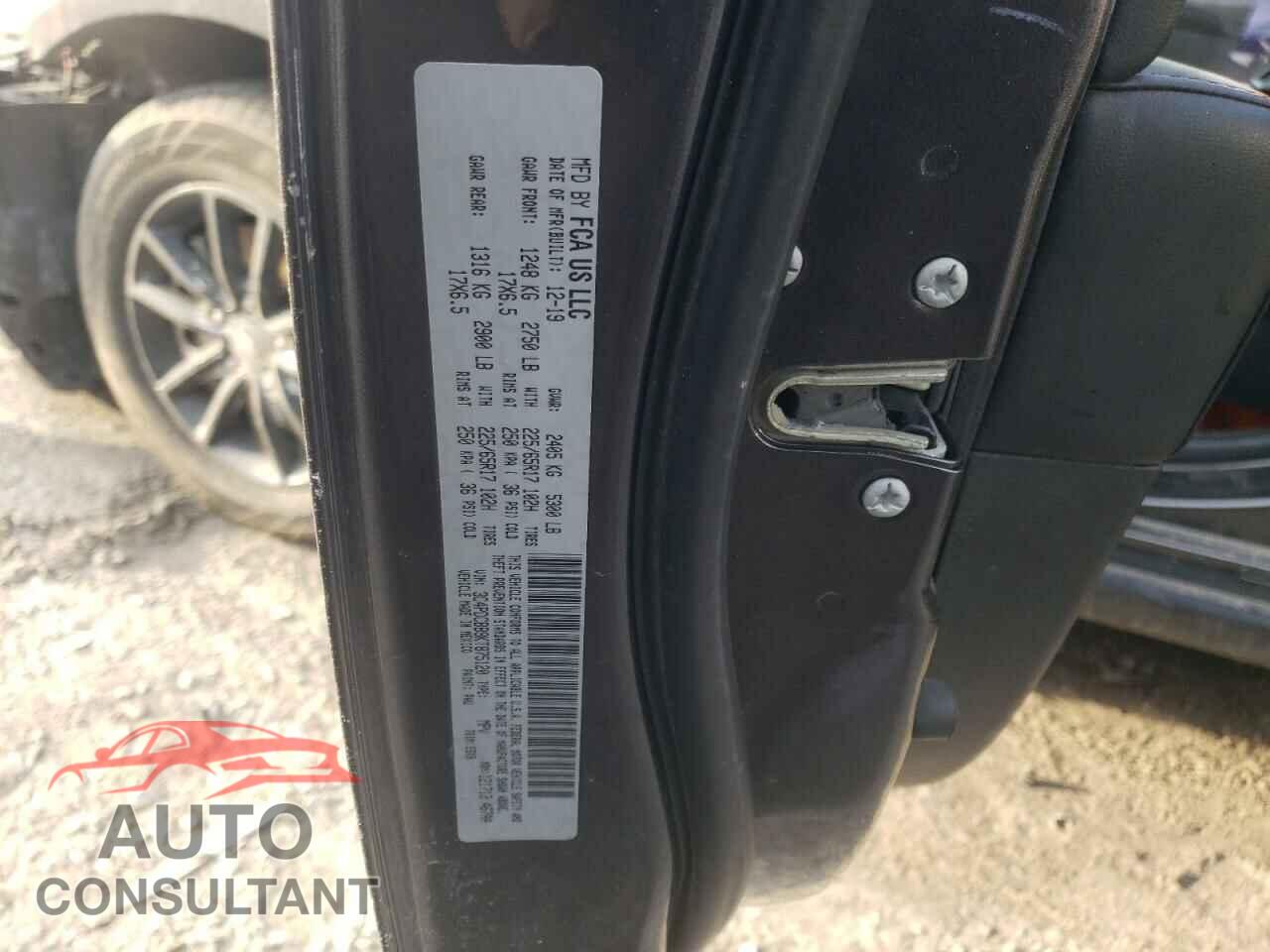 DODGE JOURNEY 2019 - 3C4PDCBB9KT875120