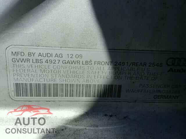 AUDI A4 2010 - WAUFFAFL9AN038263