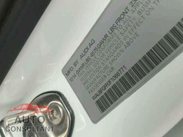 AUDI A3 2015 - WAUBFGFF0F1066771