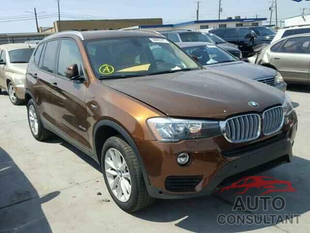 BMW X3 2017 - 5UXWX9C54H0D96738