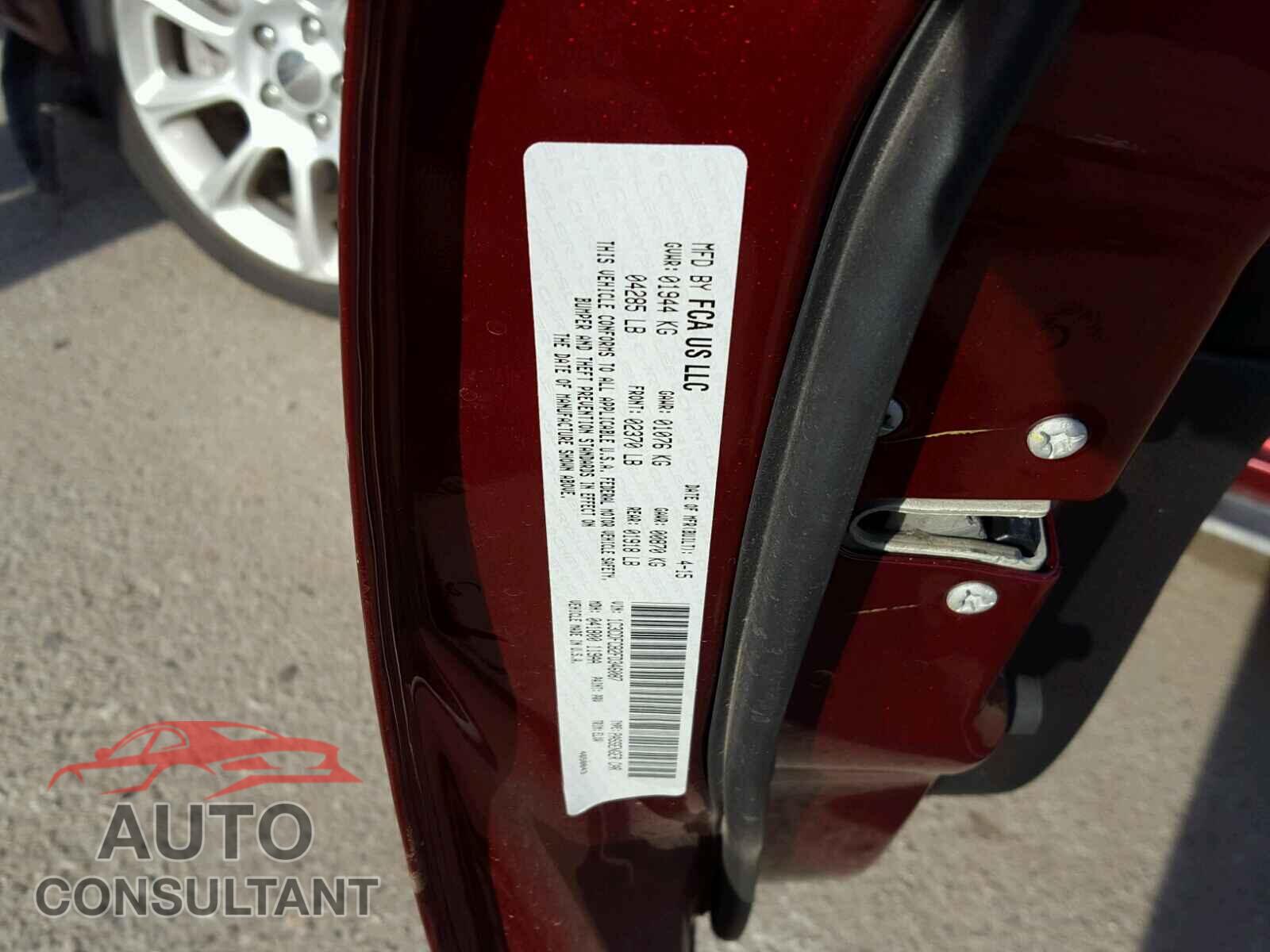 DODGE DART 2015 - 1C3CDFCB2FD346087