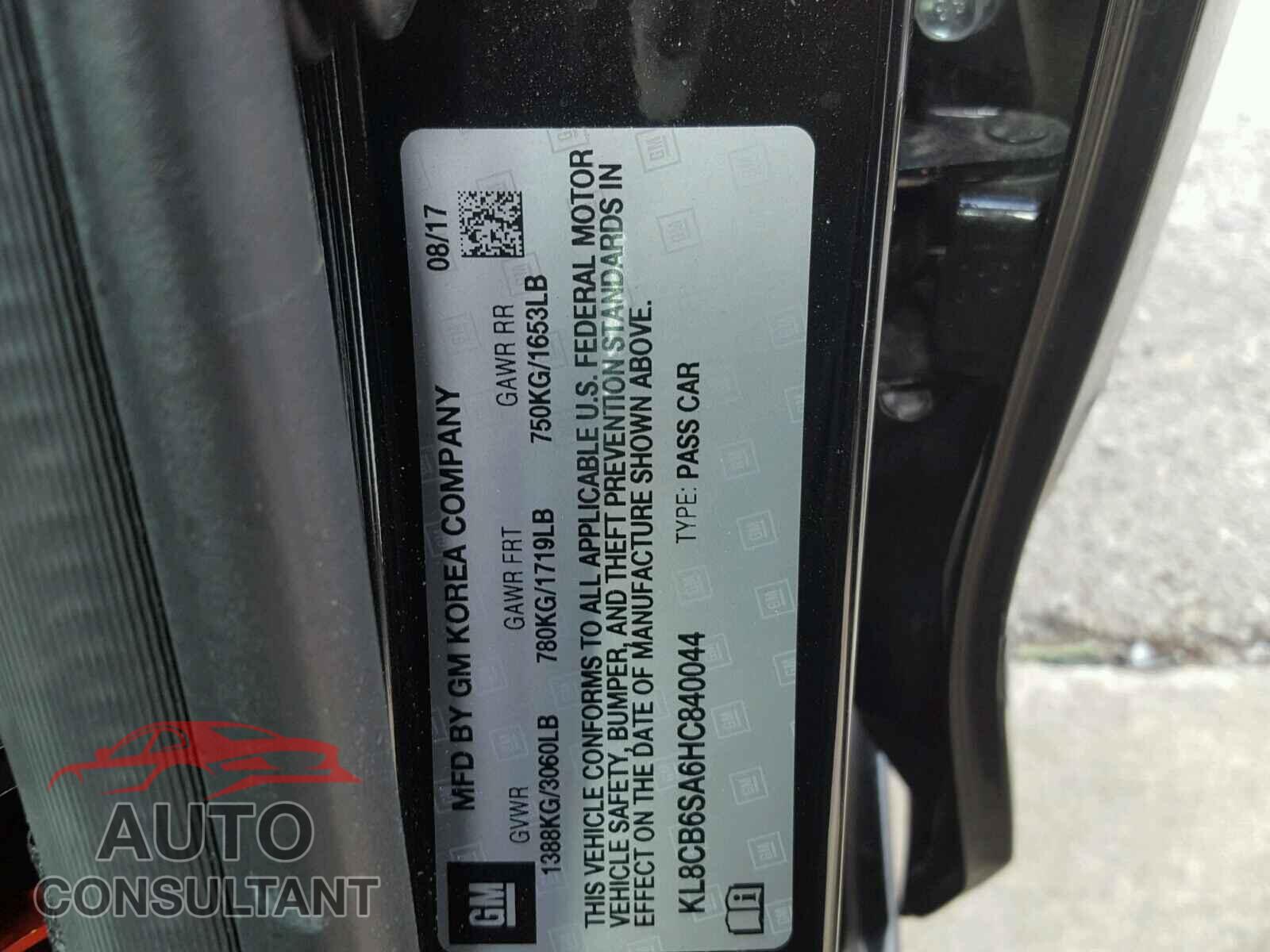 CHEVROLET SPARK 2017 - KL8CB6SA6HC840044