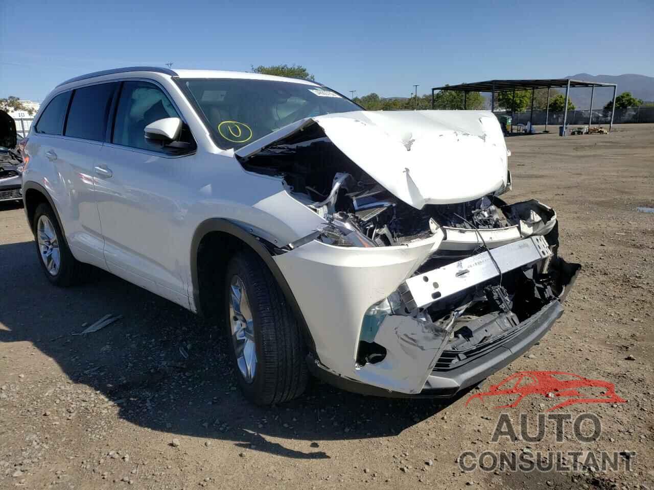TOYOTA HIGHLANDER 2017 - 5TDYZRFH0HS205515