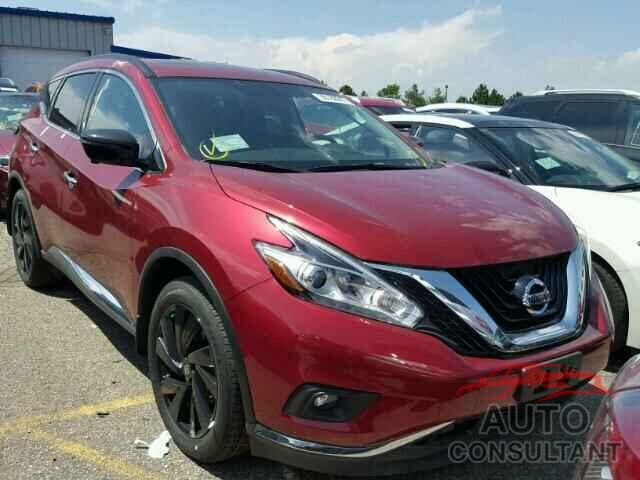 NISSAN MURANO 2017 - 5N1AZ2MH0HN152120