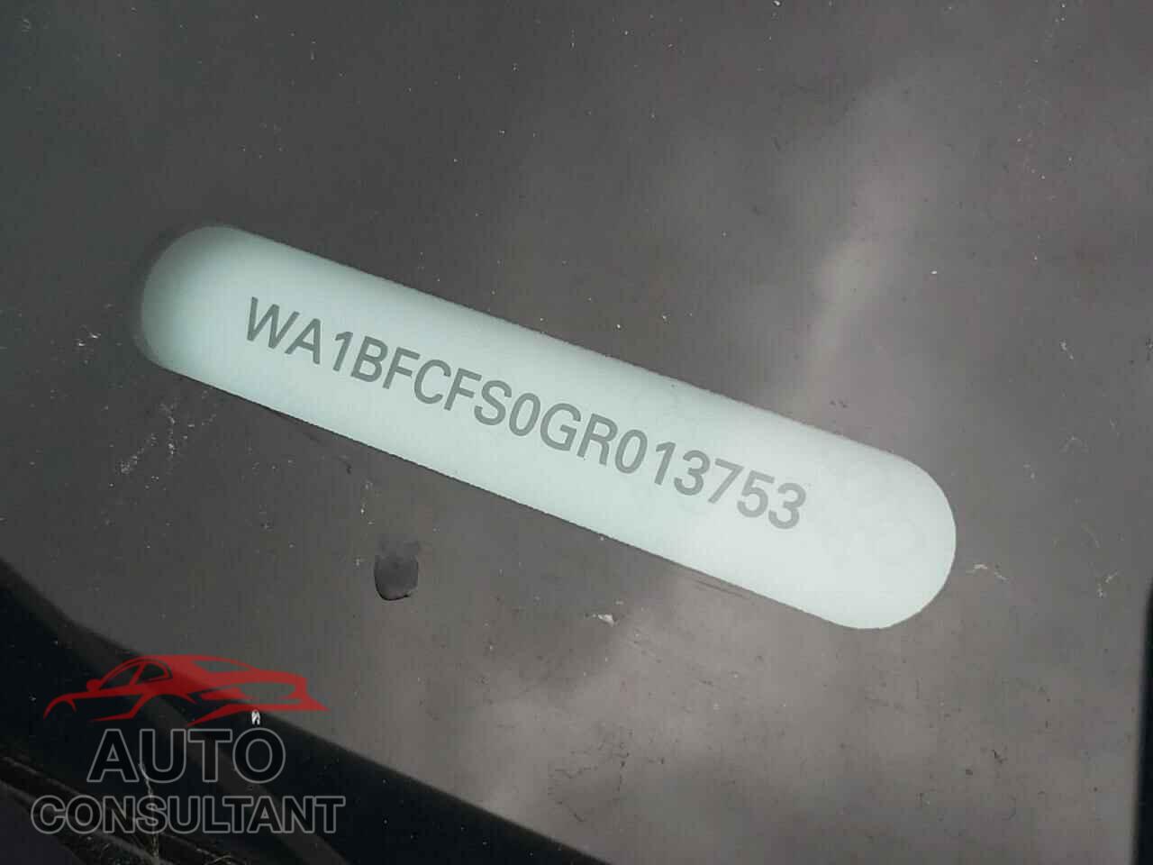 AUDI Q3 2016 - WA1BFCFS0GR013753