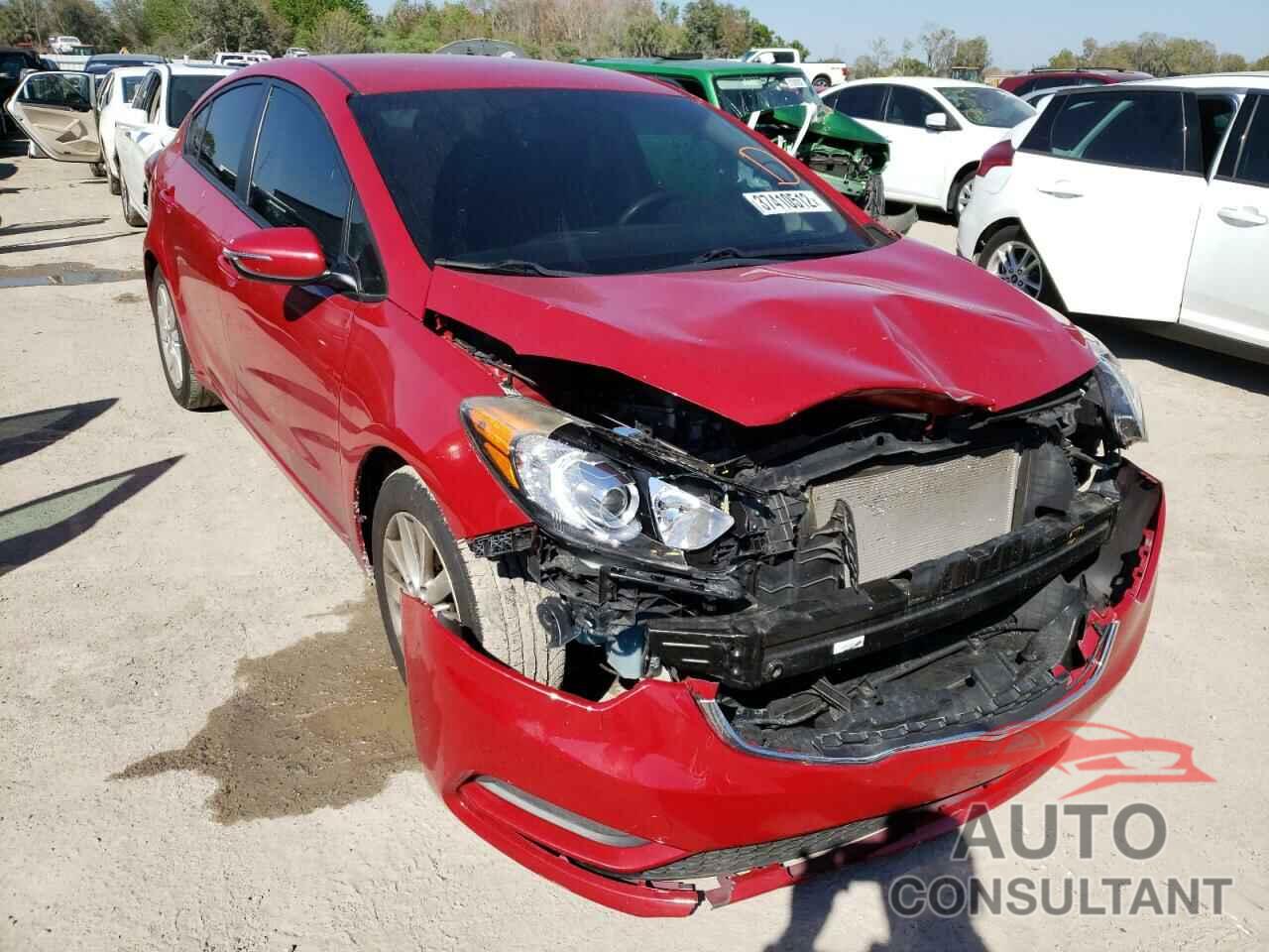 KIA FORTE 2016 - KNAFX4A60G5548736