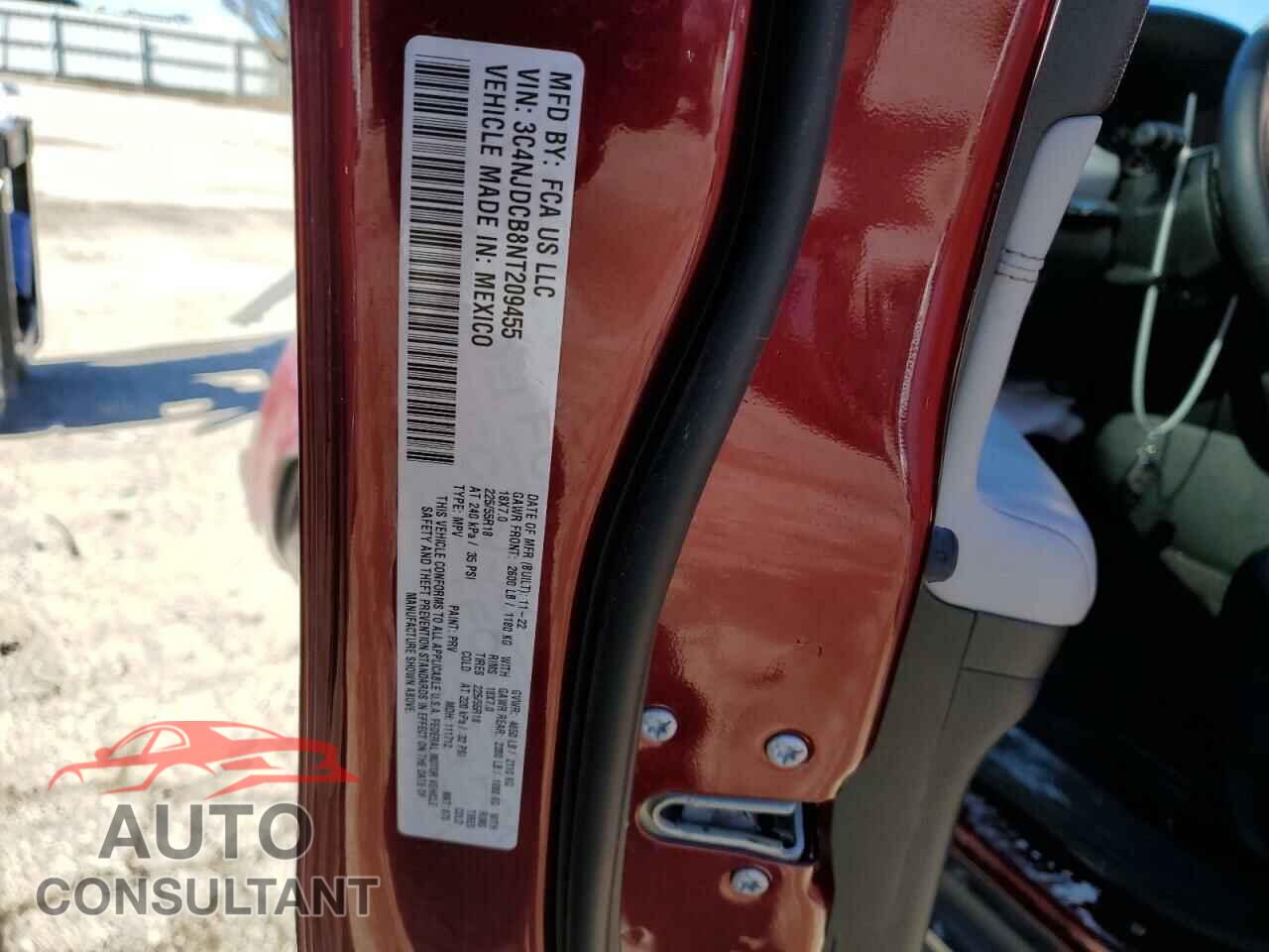 JEEP COMPASS 2022 - 3C4NJDCB8NT209455