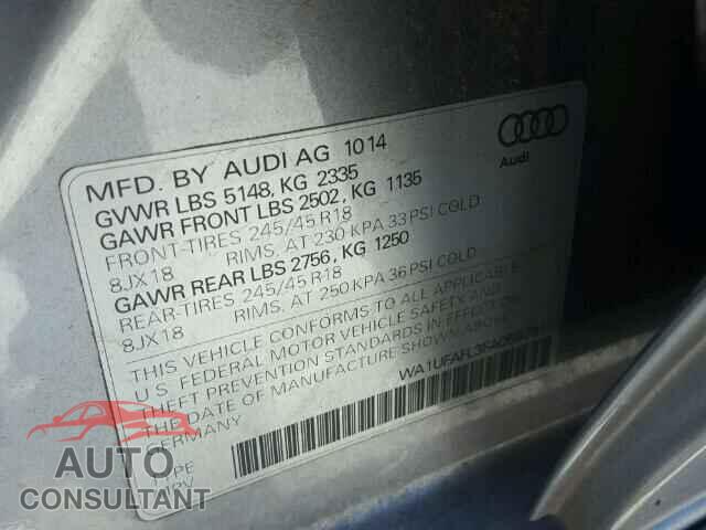 AUDI A4 2015 - WA1UFAFL3FA059791