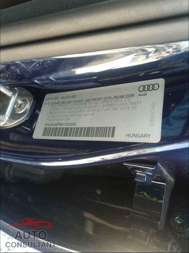 AUDI A3 2017 - WAUAUGFF8H1052668