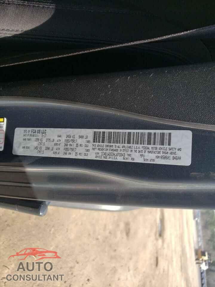 JEEP WRANGLER 2017 - 1C4BJWDG3HL673343