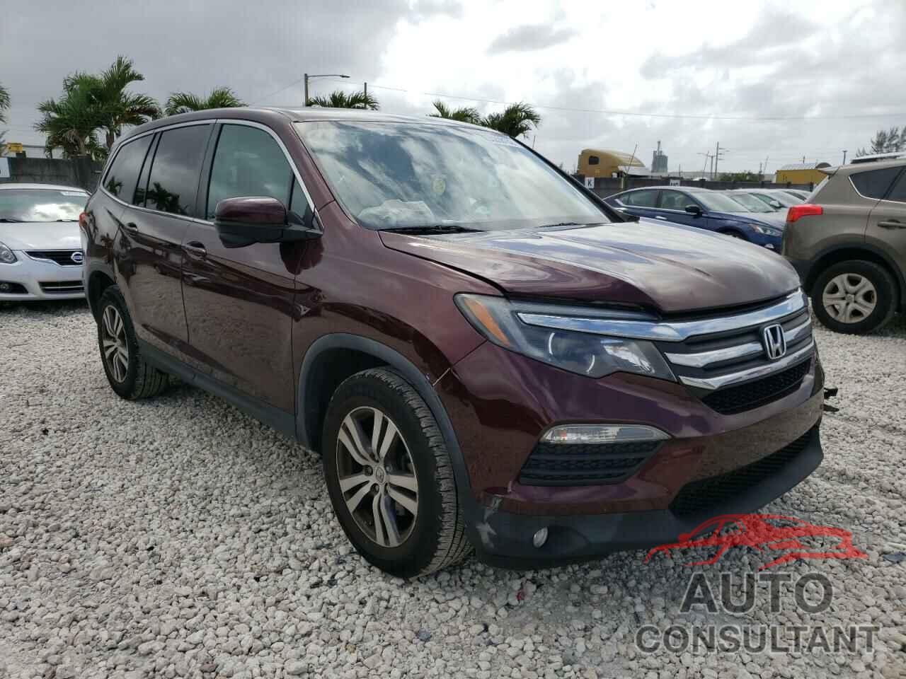 HONDA PILOT 2017 - 5FNYF5H54HB031876
