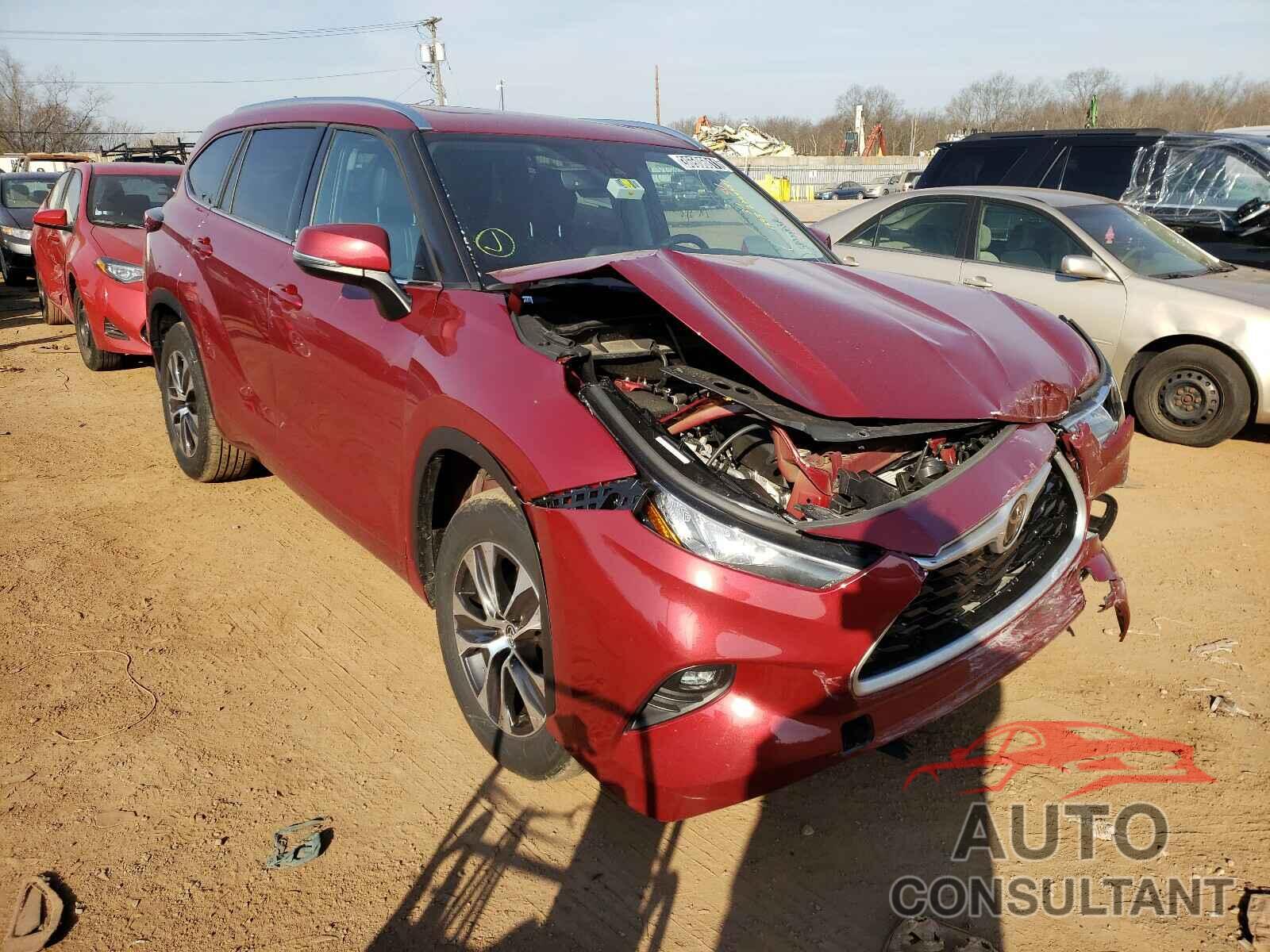TOYOTA HIGHLANDER 2020 - 5TDGZRAH9LS505792