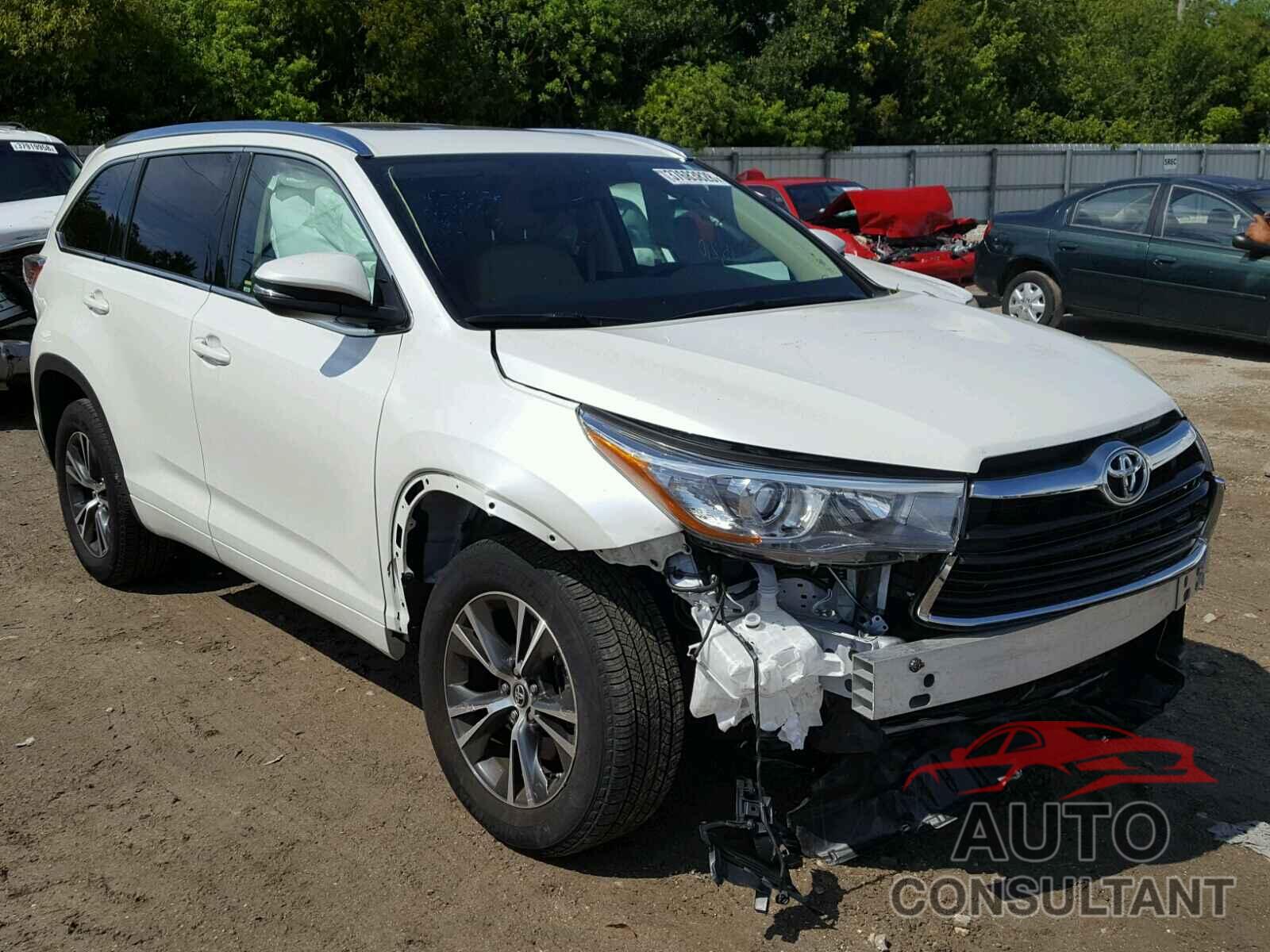 TOYOTA HIGHLANDER 2016 - 5TDKKRFH9GS176217