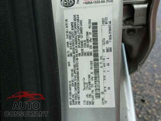 FORD FIESTA 2016 - 3FADP4EJ7GM114824