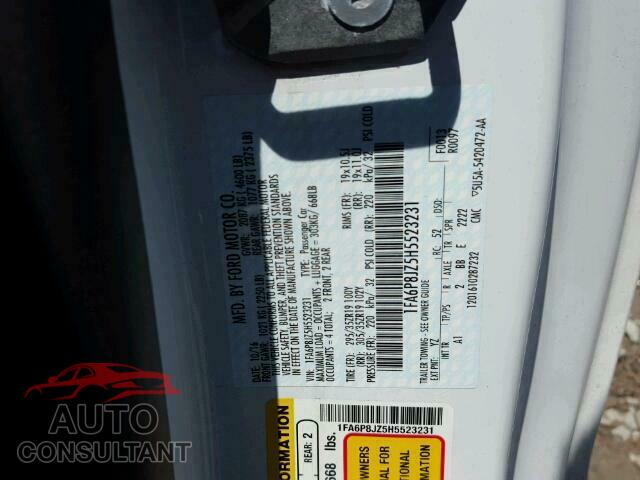 FORD MUSTANG 2017 - 1FA6P8JZ5H5523231