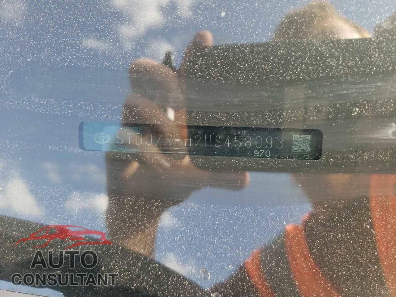 TOYOTA HIGHLANDER 2017 - 5TDJZRFH2HS458093