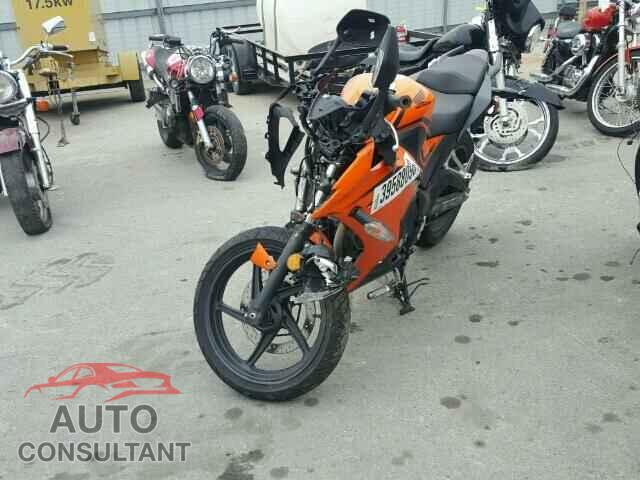 HONDA CBR CYCLE 2016 - MLHNC5106G5201159