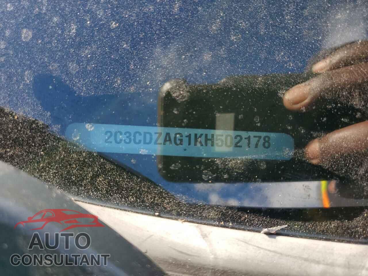 DODGE CHALLENGER 2019 - 2C3CDZAG1KH502178