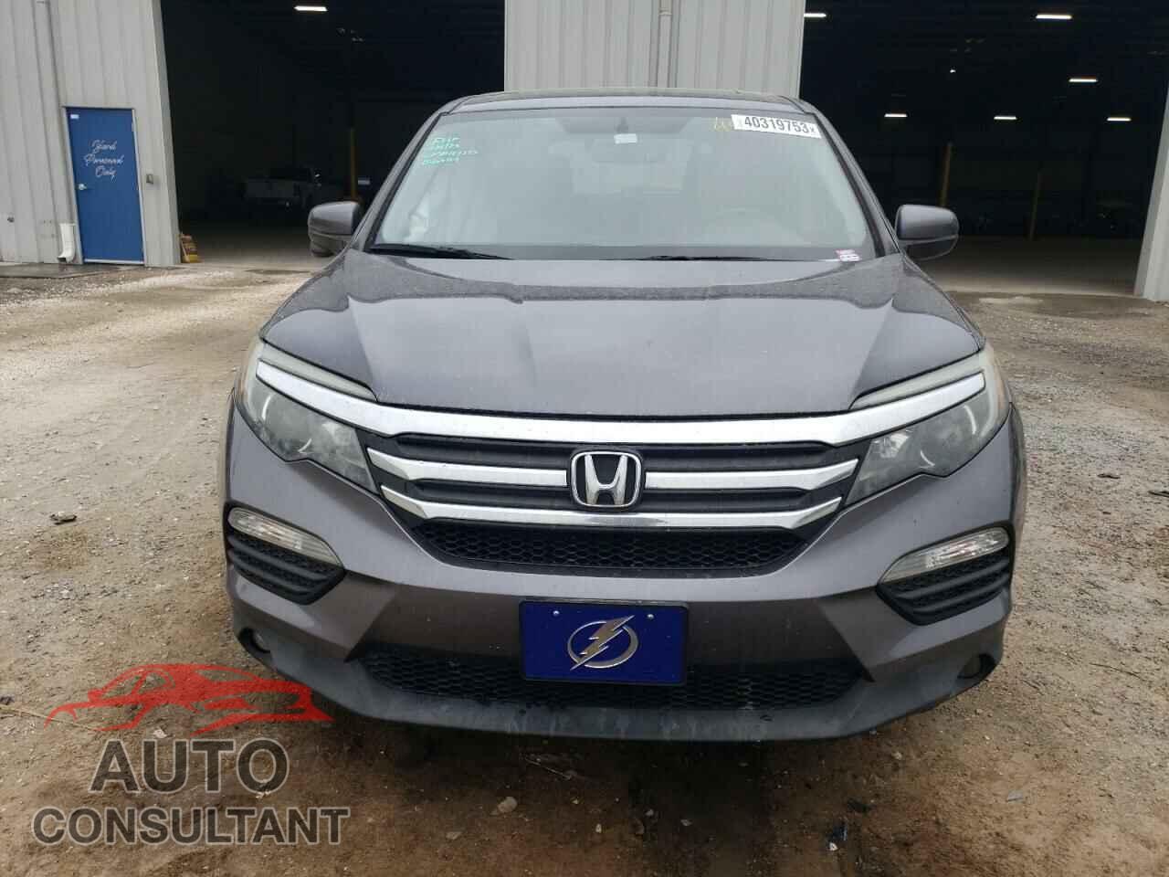 HONDA PILOT 2017 - 5FNYF5H55HB019297