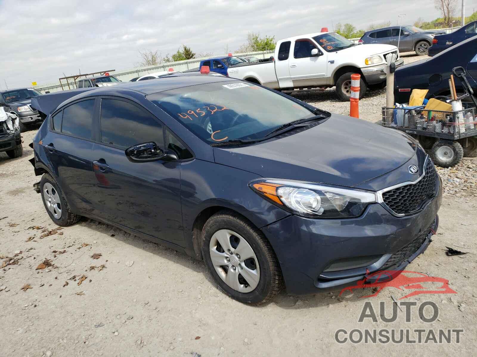 KIA FORTE 2016 - KNAFK4A65G5495322