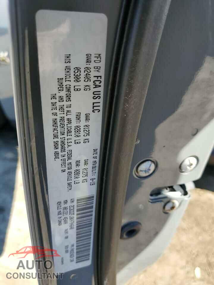 DODGE CHALLENGER 2019 - 2C3CDZFJ8KH704648