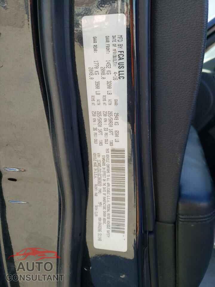 DODGE DURANGO 2016 - 1C4RDJDG1GC383822