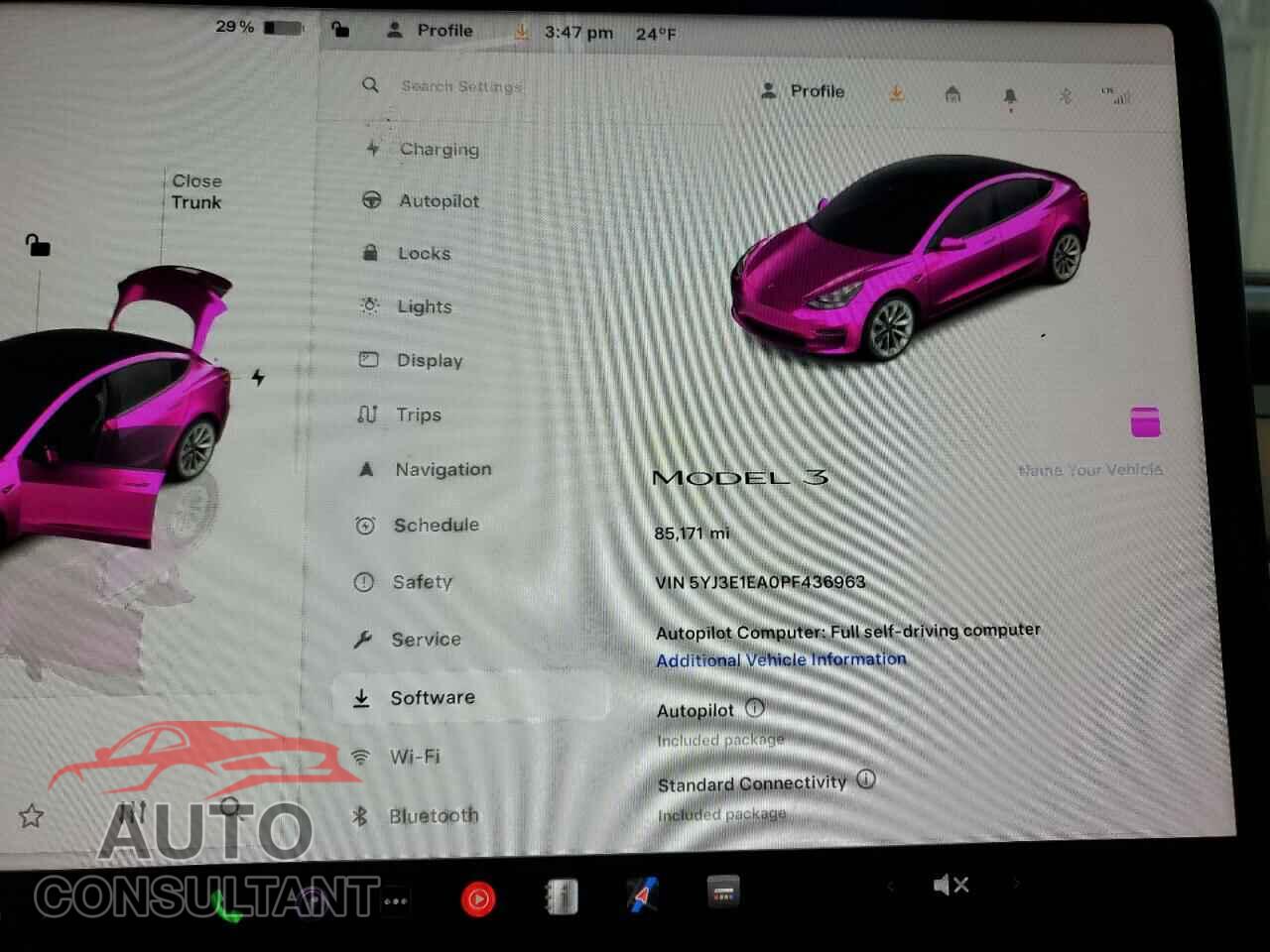 TESLA MODEL 3 2023 - 5YJ3E1EA0PF436963