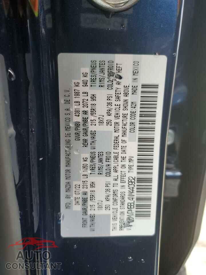 MAZDA CX30 2022 - 3MVDMBBL4NM440962