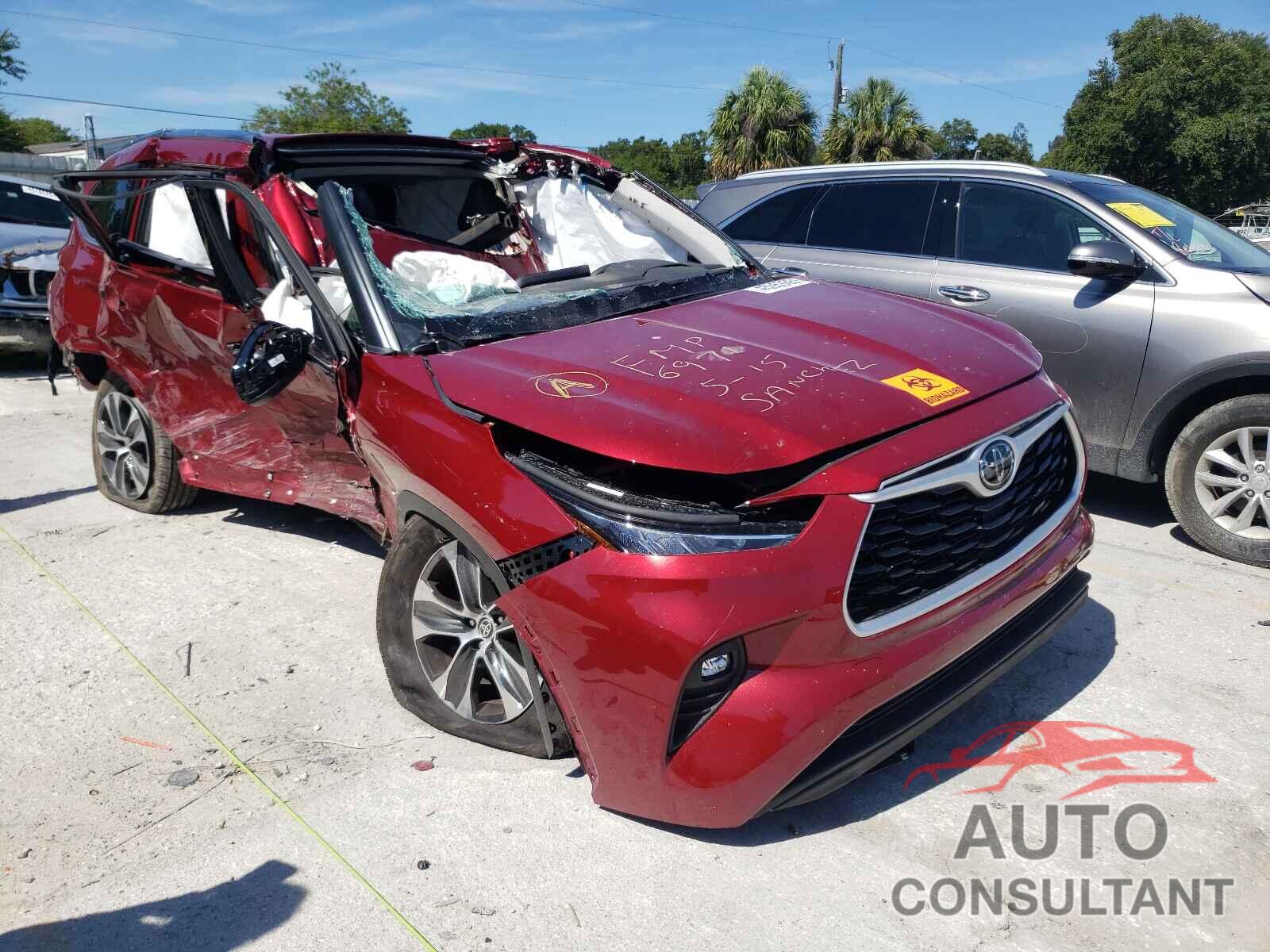 TOYOTA HIGHLANDER 2020 - 5TDGZRAH3LS513824