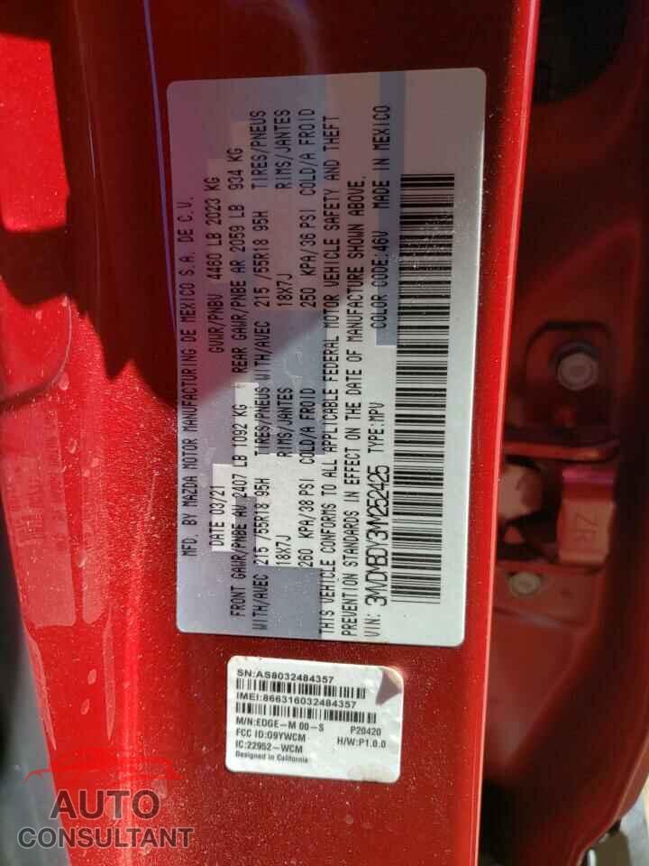 MAZDA CX30 2021 - 3MVDMBDY3MM252425