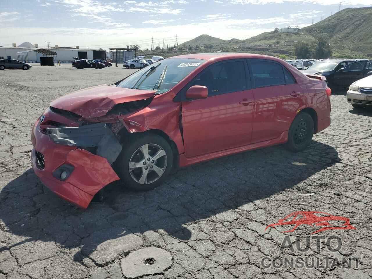 TOYOTA COROLLA 2012 - 5YFBU4EE7CP015534