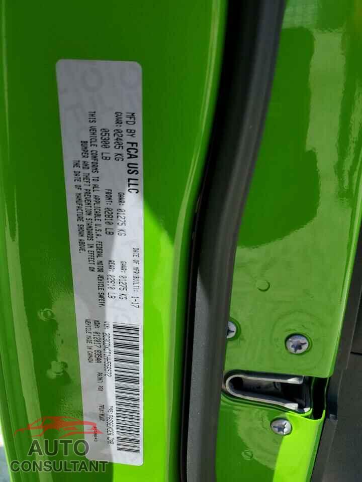 DODGE CHARGER 2017 - 2C3CDXCT1HH556572