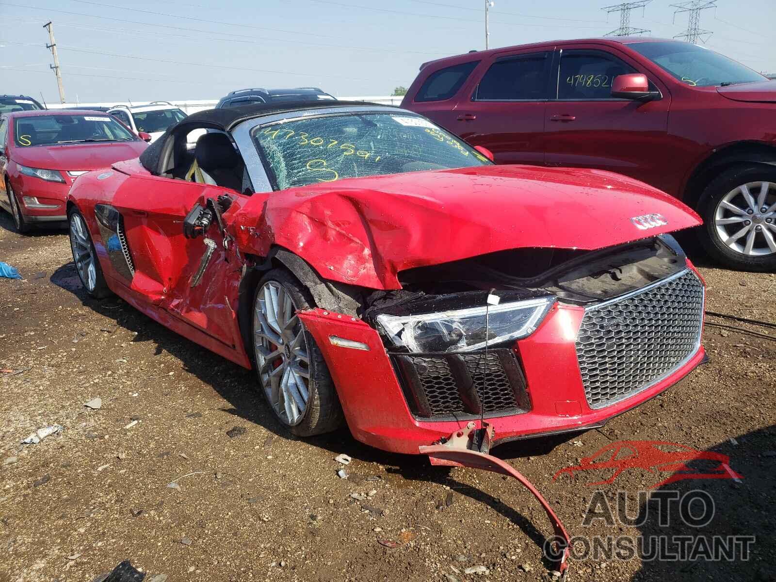 AUDI R8 2017 - WUAVACFX2H7903488