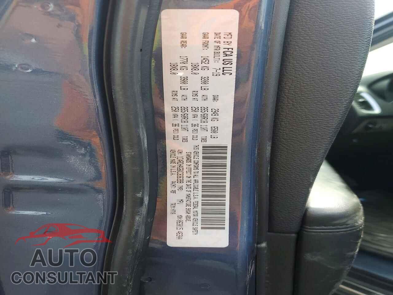 DODGE DURANGO 2019 - 1C4RDHAG6KC836399