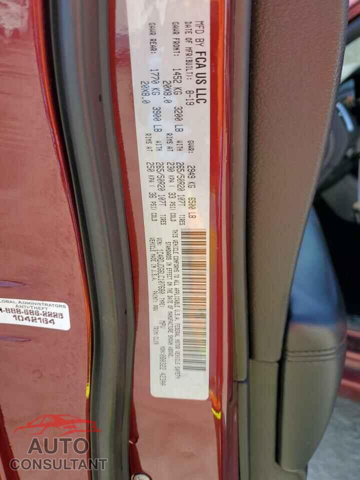 DODGE DURANGO 2020 - 1C4RDJDG6LC107680