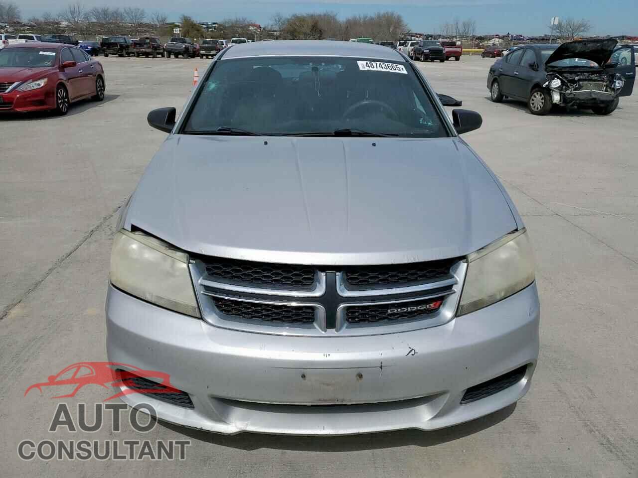 DODGE AVENGER 2012 - 1C3CDZAB8CN214445
