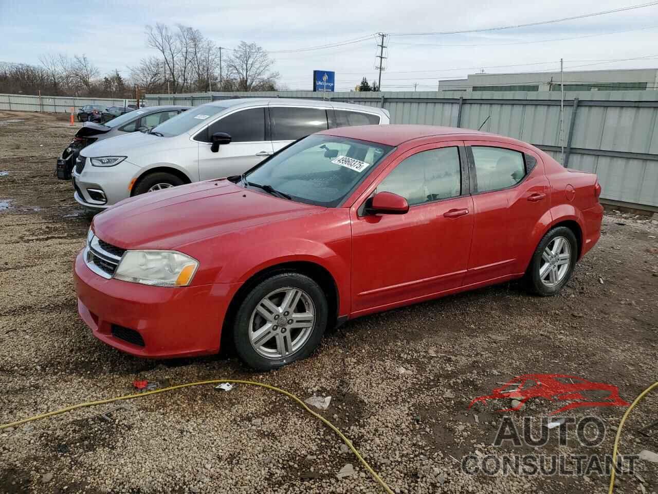 DODGE AVENGER 2012 - 1C3CDZCB3CN179195