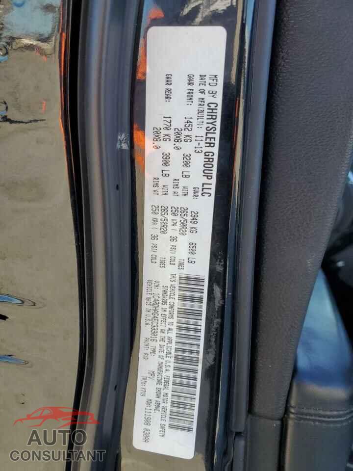 DODGE DURANGO 2014 - 1C4RDHAG4EC339016