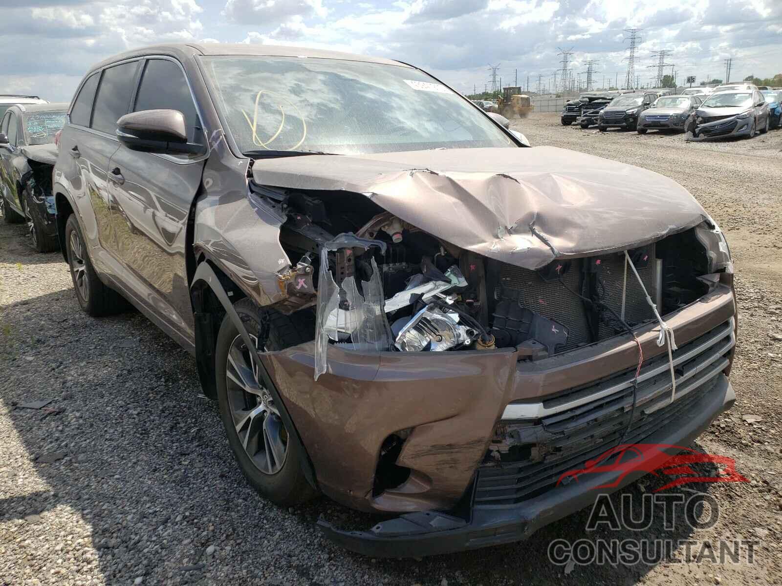 TOYOTA HIGHLANDER 2018 - 5TDBZRFH6JS838399