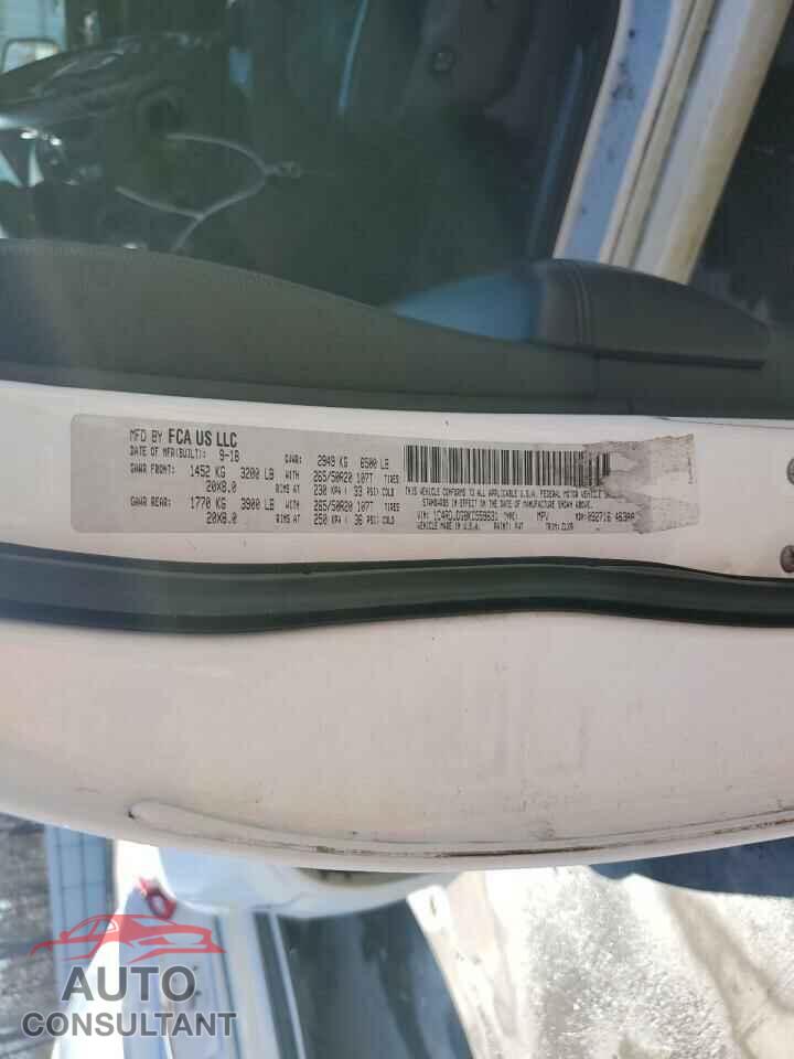 DODGE DURANGO 2019 - 1C4RDJDG8KC559631