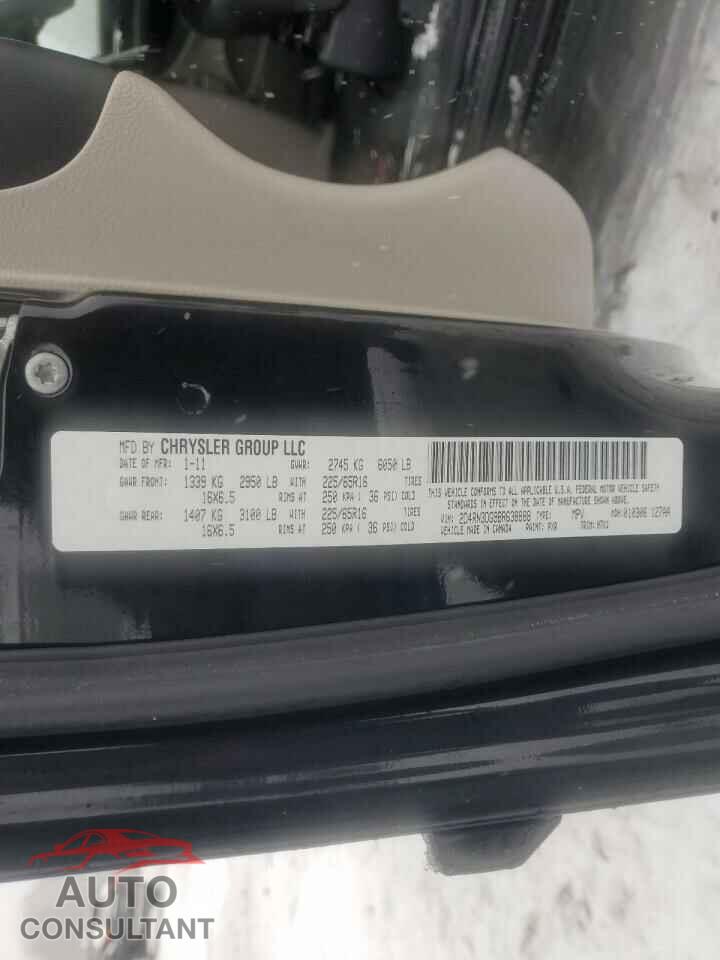 DODGE CARAVAN 2011 - 2D4RN3DG9BR638888