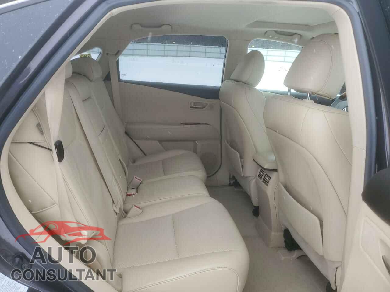 LEXUS RX350 2010 - 2T2BK1BA2AC078782