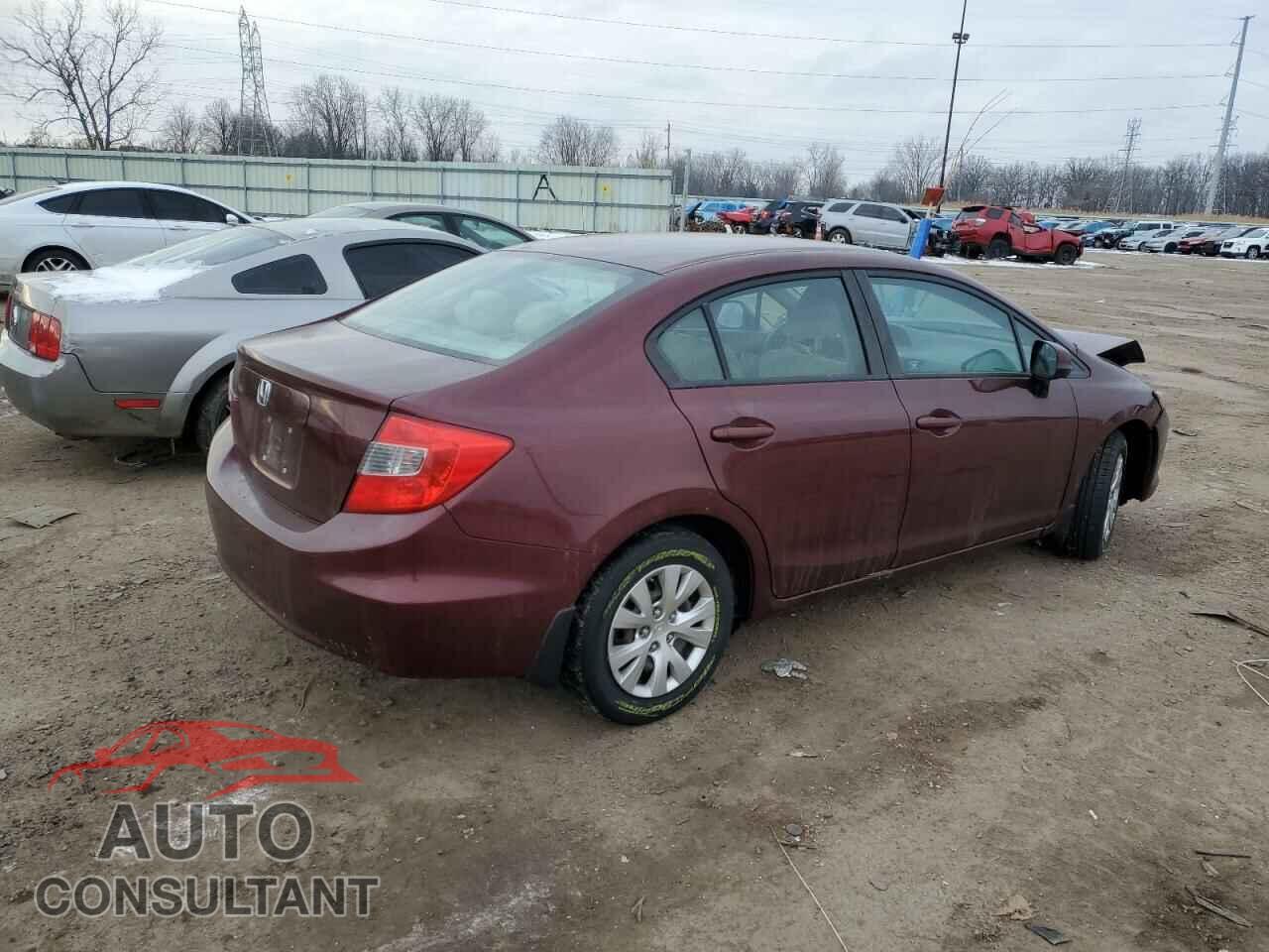 HONDA CIVIC 2012 - 19XFB2F58CE066293