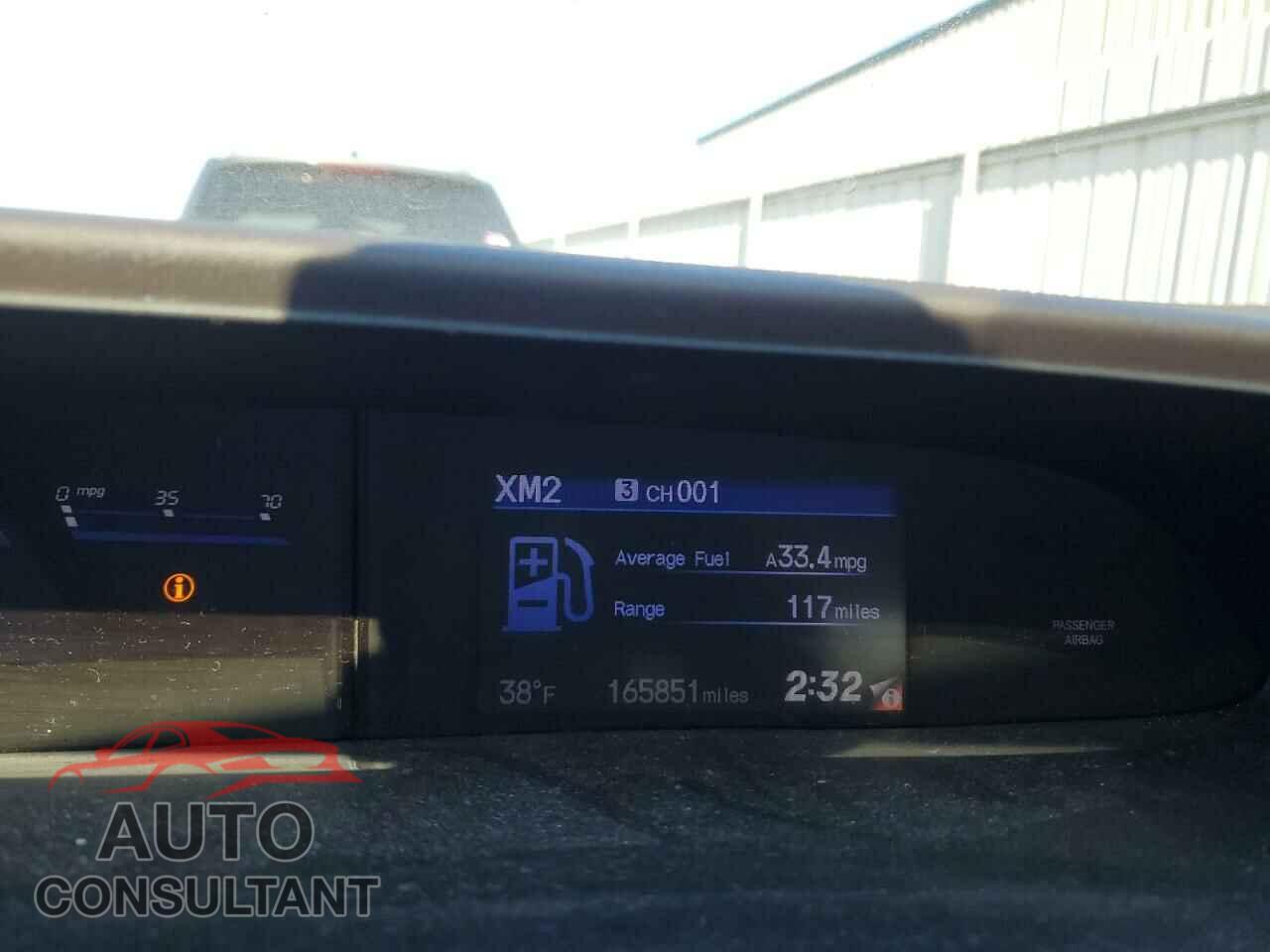 HONDA CIVIC 2012 - 19XFB2F85CE320424
