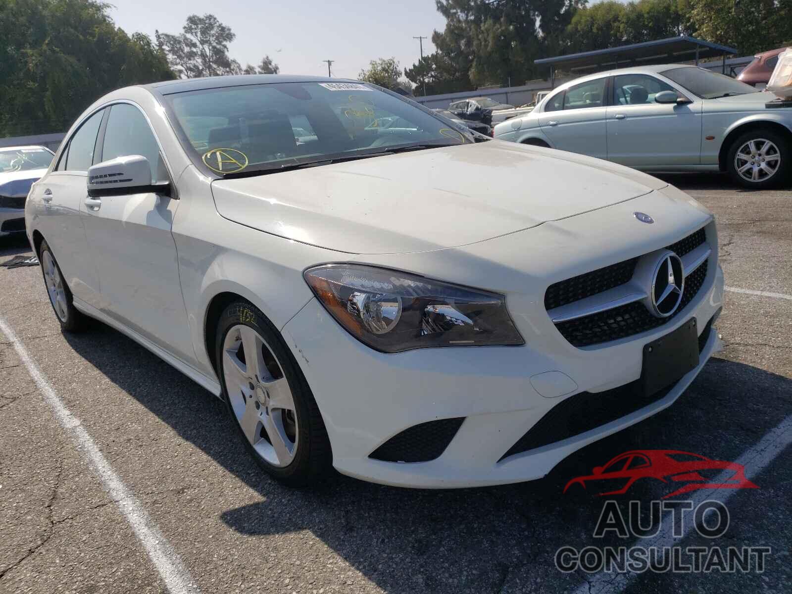 MERCEDES-BENZ CLA-CLASS 2016 - WDDSJ4GB1GN350938