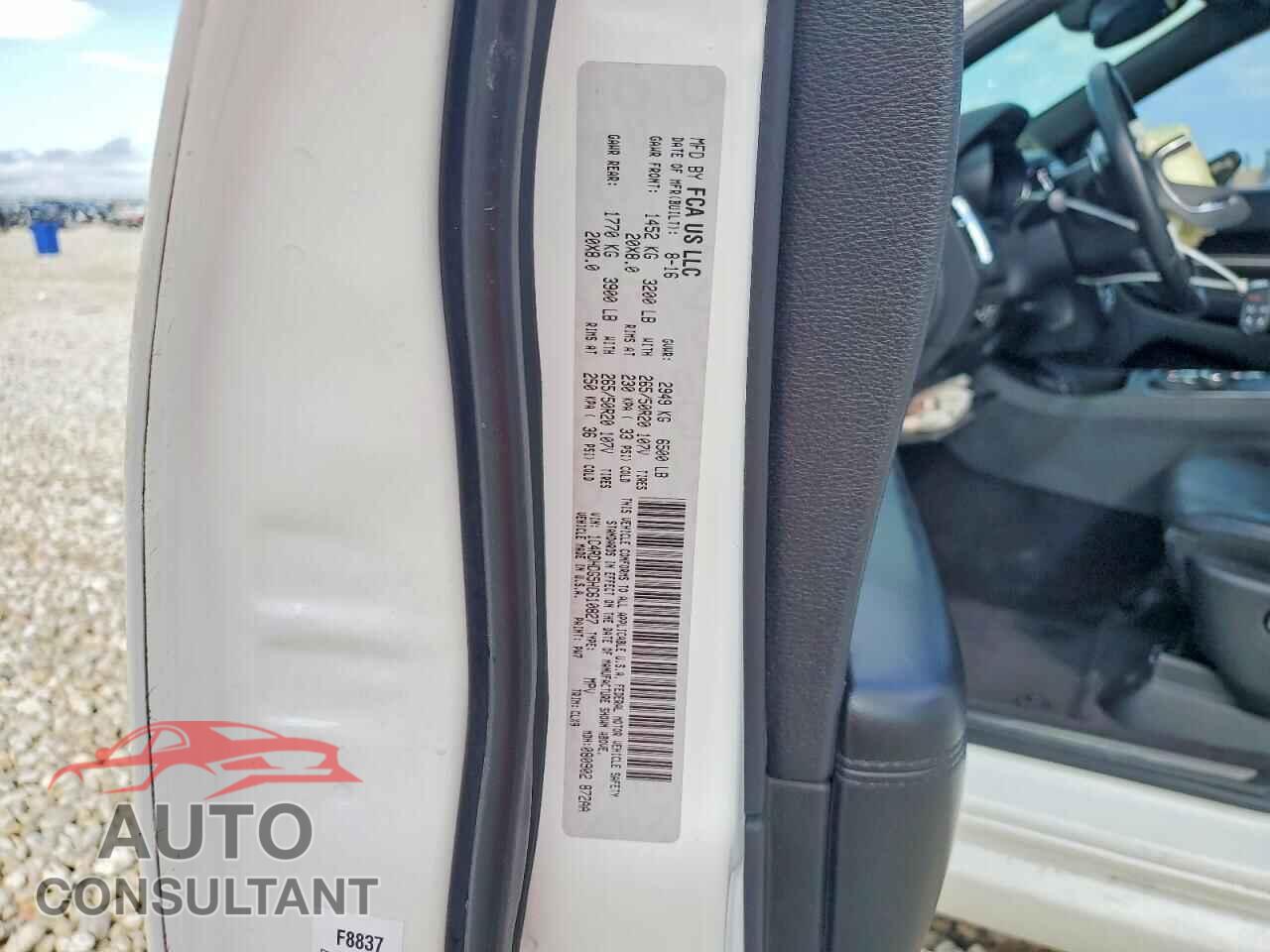 DODGE DURANGO 2017 - 1C4RDHDG5HC610827