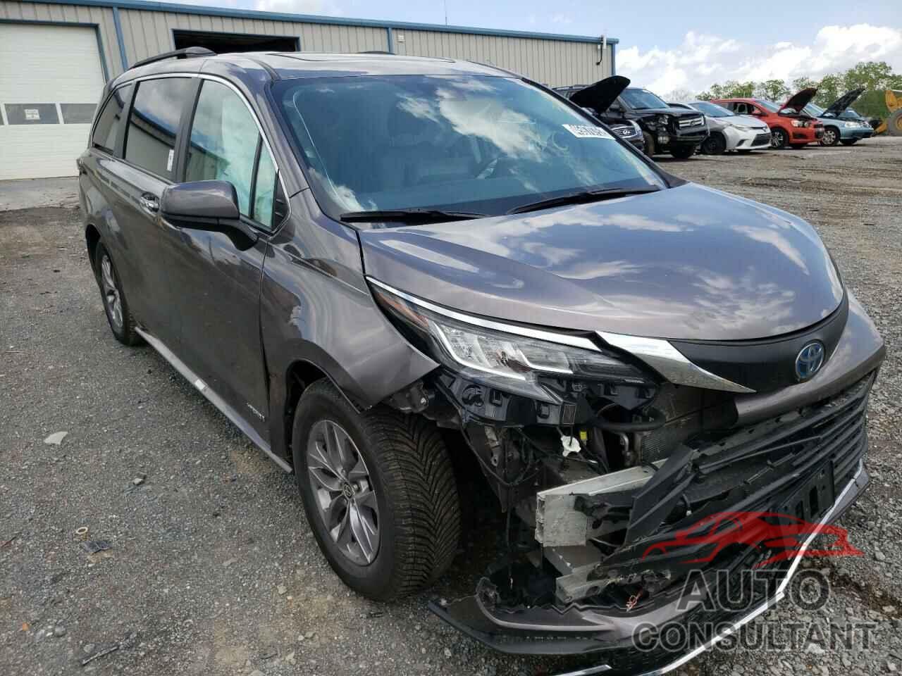 TOYOTA SIENNA 2021 - 5TDJSKFC0MS022255