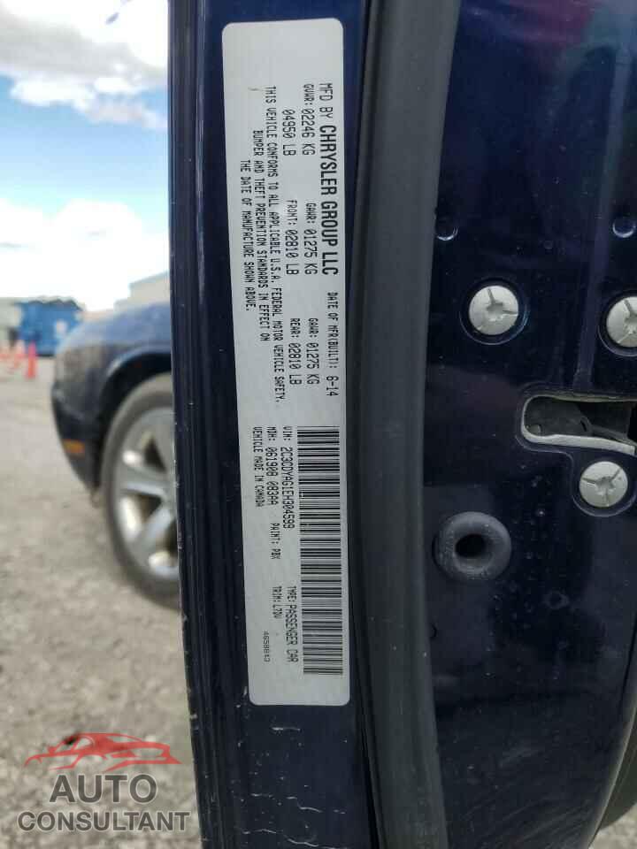 DODGE CHALLENGER 2014 - 2C3CDYAG1EH304599